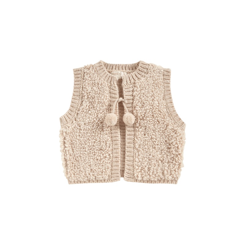 Louise Misha Cardigan Heddi - Knit Loop - Heather Cream