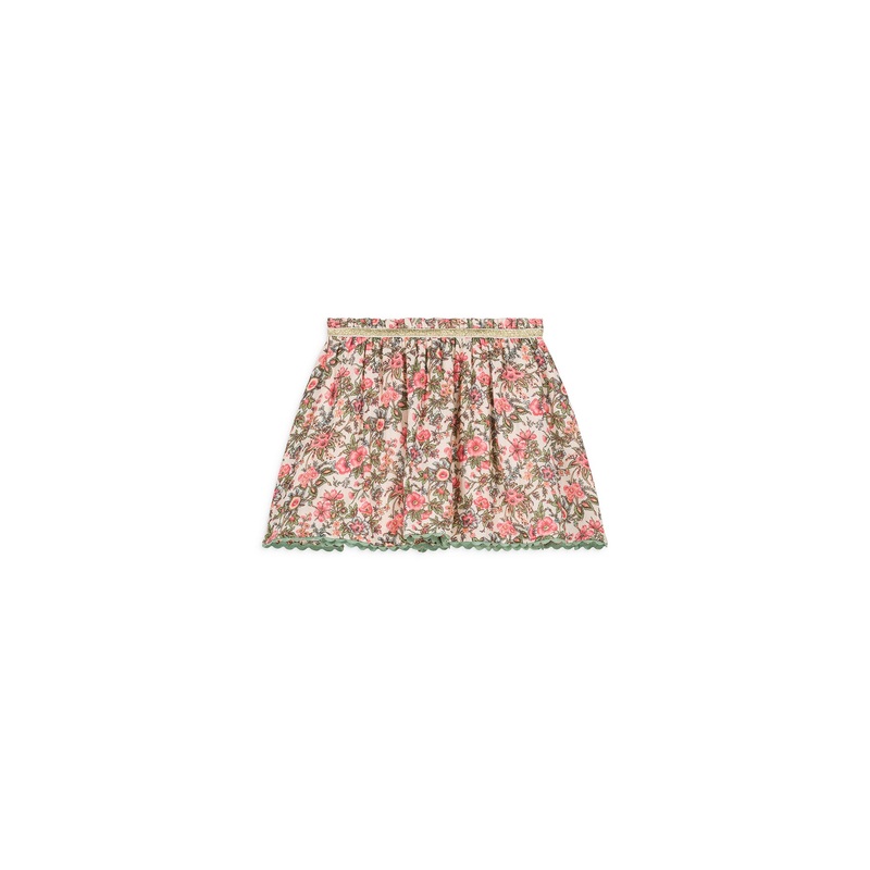 Louise Misha Skirt Cephee - Double Gauze - Ivory Ench Fields