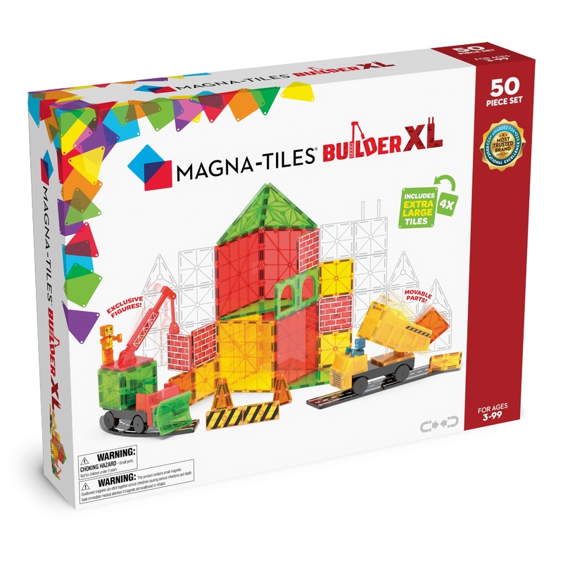 MAGNA-TILES Builder XL 50-Piece Set