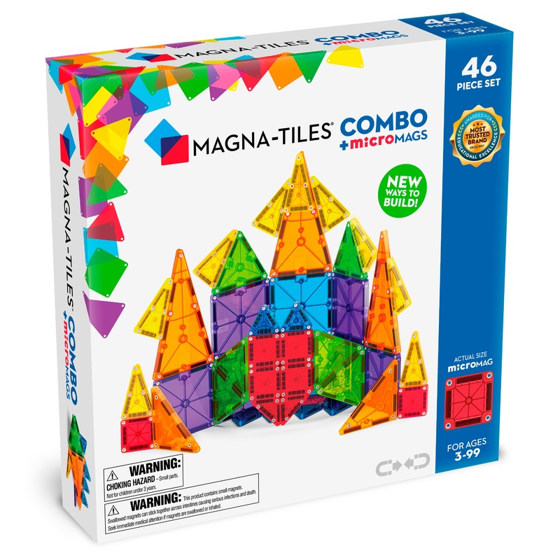 MAGNA-TILES Combo + Micromags 46pc Set