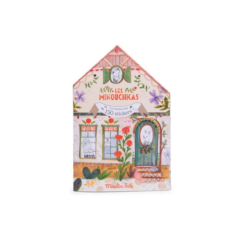 Moulin Roty Les Minouchkas Colouring Book + 150 Stickers