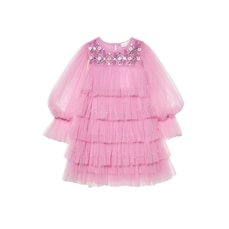 Tutu du Monde Mystic Flower Tutu Dress Lilac Chiffon
