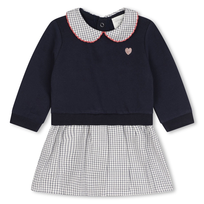 Carrement Beau Dress - White Blue