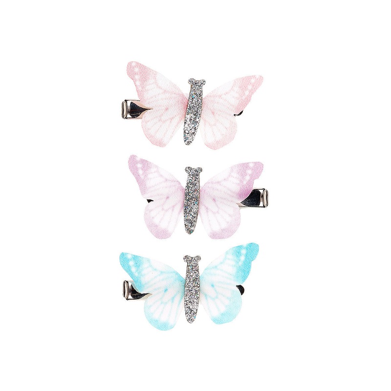 Souza Hair Claws Aisey Butterfly (3 Pc/Card, 1