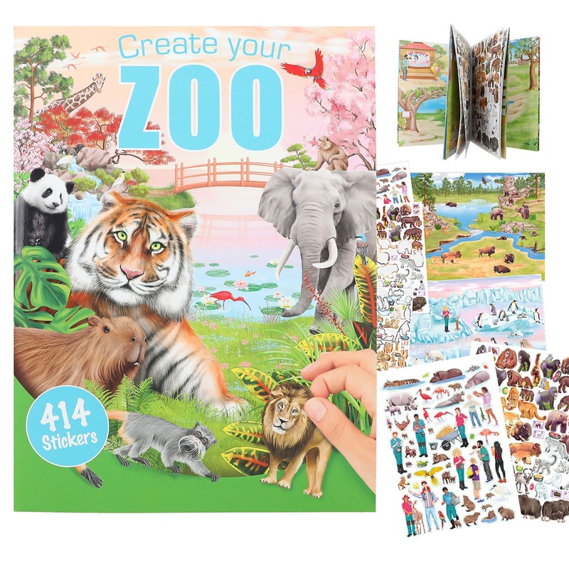 Depesche Create Your Zoo Colouring Book