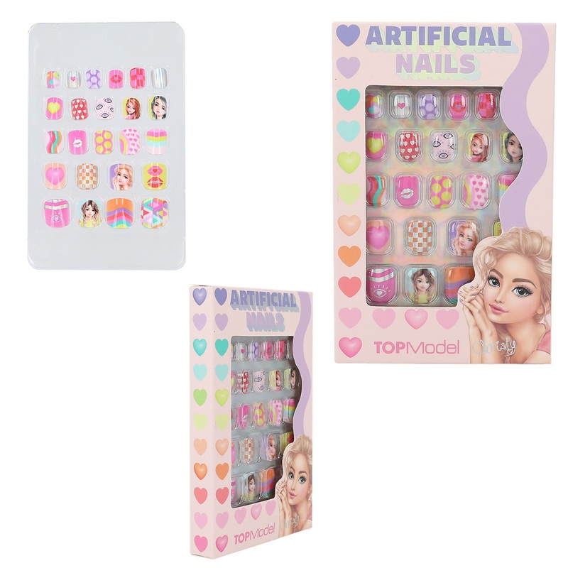 Depesche Topmodel Artificial Nails Flat Neon Beauty and Me
