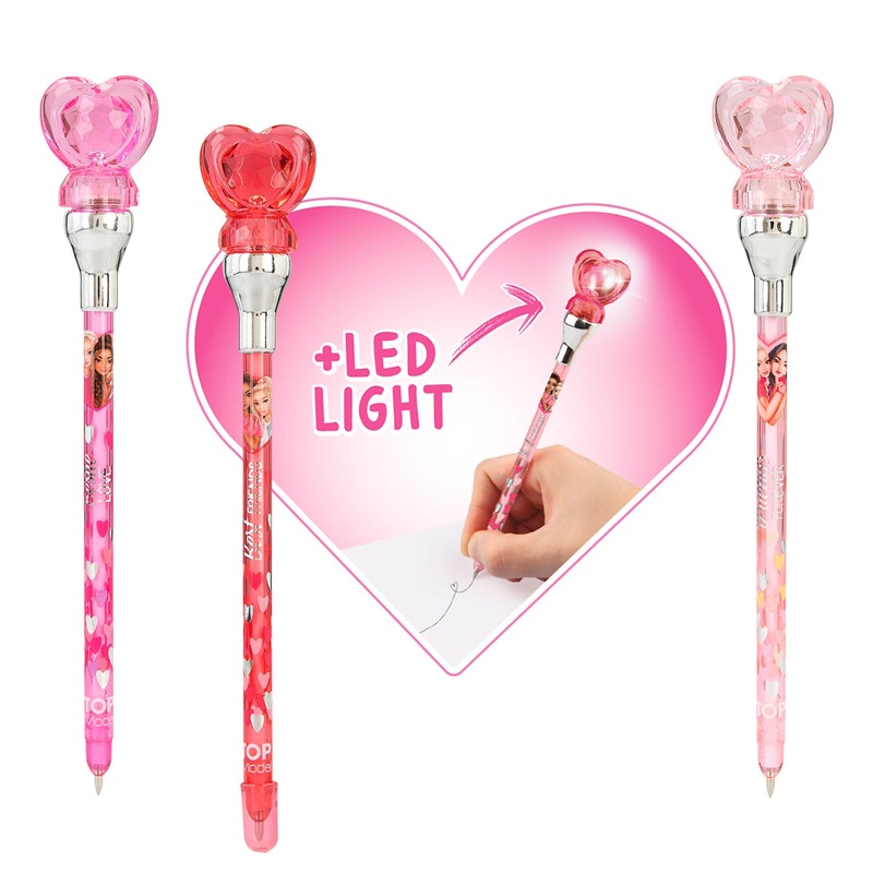 Depesche Topmodel Ball Pen with Heart-Light Best Friends (1pc)