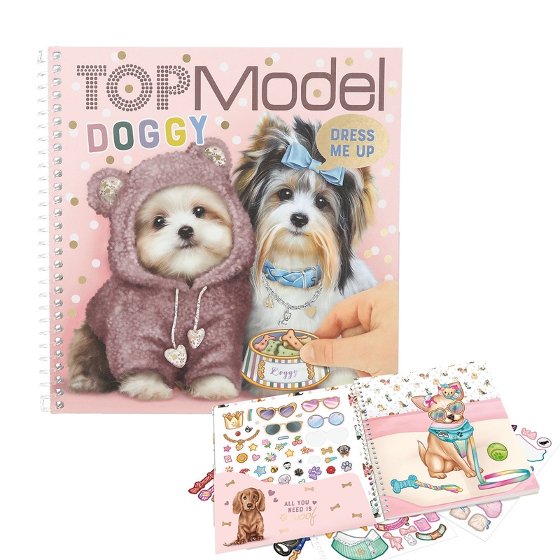 Depesche Topmodel Dress Me Up Stickerbook Doggy