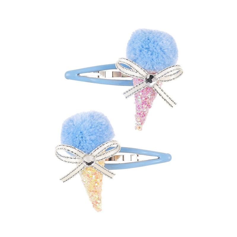 Souza Hair Clips Damanja Blue (2 Pcs/Card, 1 Card)