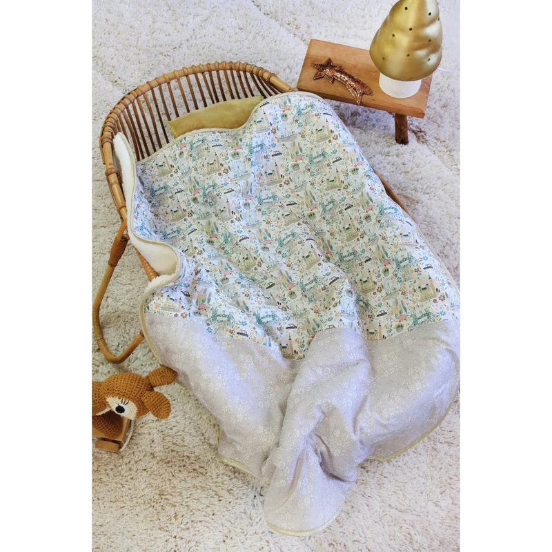 Barnabe aime le caf Baby Blanket John 73 x 90 cm