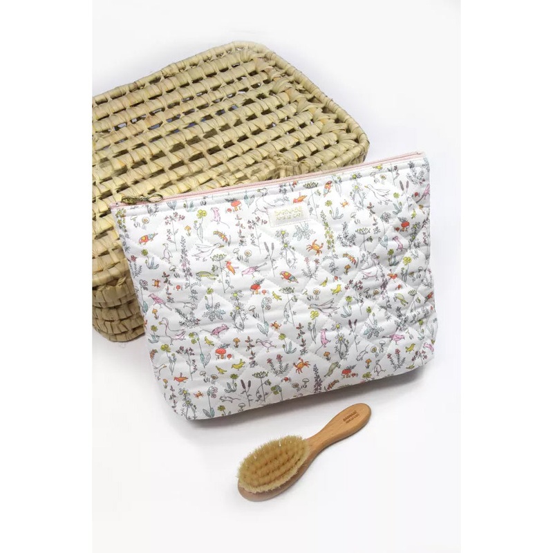 Barnabe aime le caf Toilet Bag Cleste 30 x 19 x 7 cm