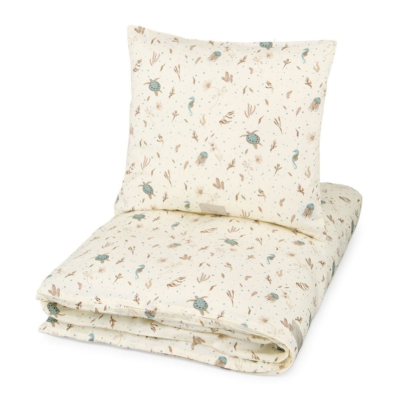 Cam Cam Copenhagen Bedding, Single, 140x200cm - GOTS Sea Garden
