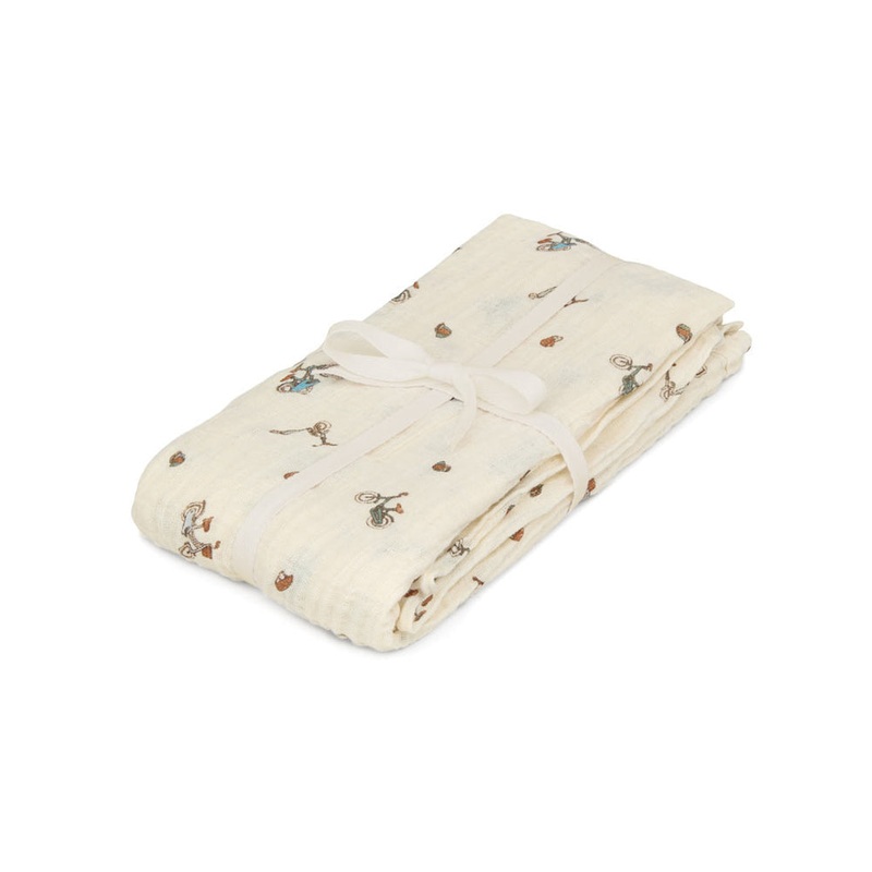 Cam Cam Copenhagen Swaddle - GOTS - Bicycles