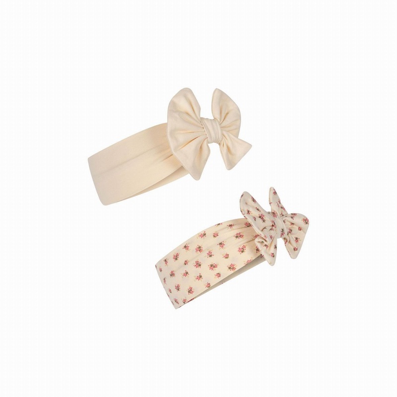 Konges Sljd Basic 2 Pack New Bambi Bonnet Gots-Buttercream/Bloomie