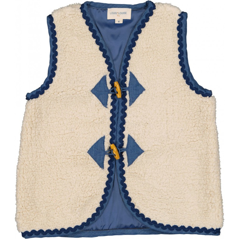 Louis Louise Babam Sherpa Cardigan - Cream