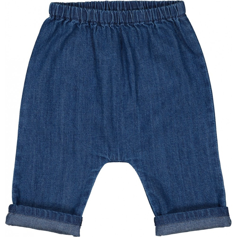 Louis Louise Jungle Light Denim Trousers - Dark Blue