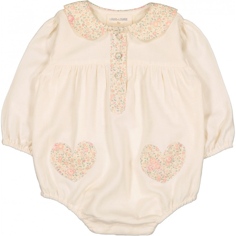 Louis Louise Margarita Twill Overall - Cream