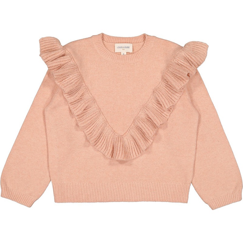 Louis Louise Pavlova Knitted Wool Blend Pull - Pink