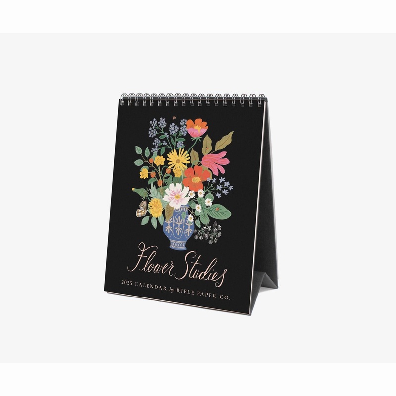 Rifle Paper Co 2025 Flower Satudies Desk Calendar