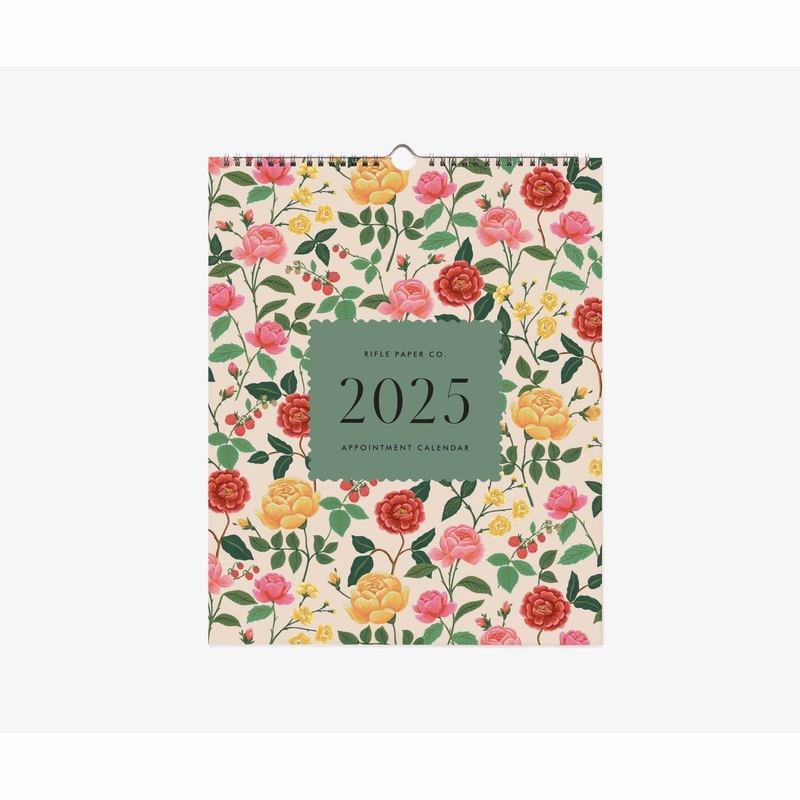 Rifle Paper Co 2025 Roses Appointment Calendar