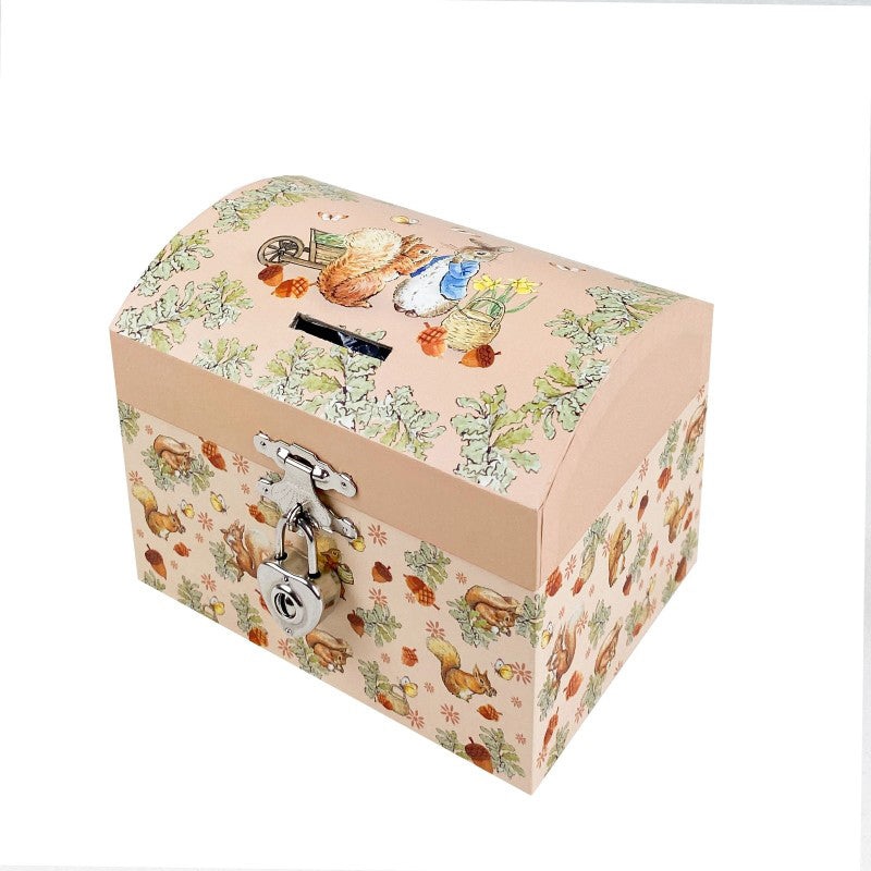Trousselier Saving Bank with Music Peter Rabbit Nuts