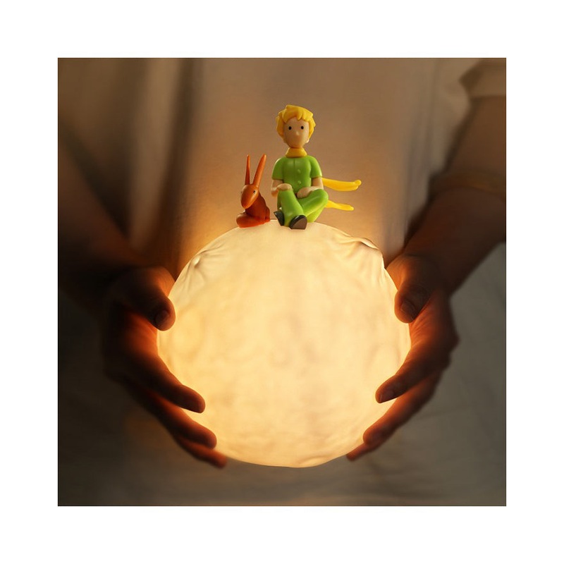 Trousselier Vipo - Night Light - Little Prince & Fox - Tap On / Off - USB Rechargeable