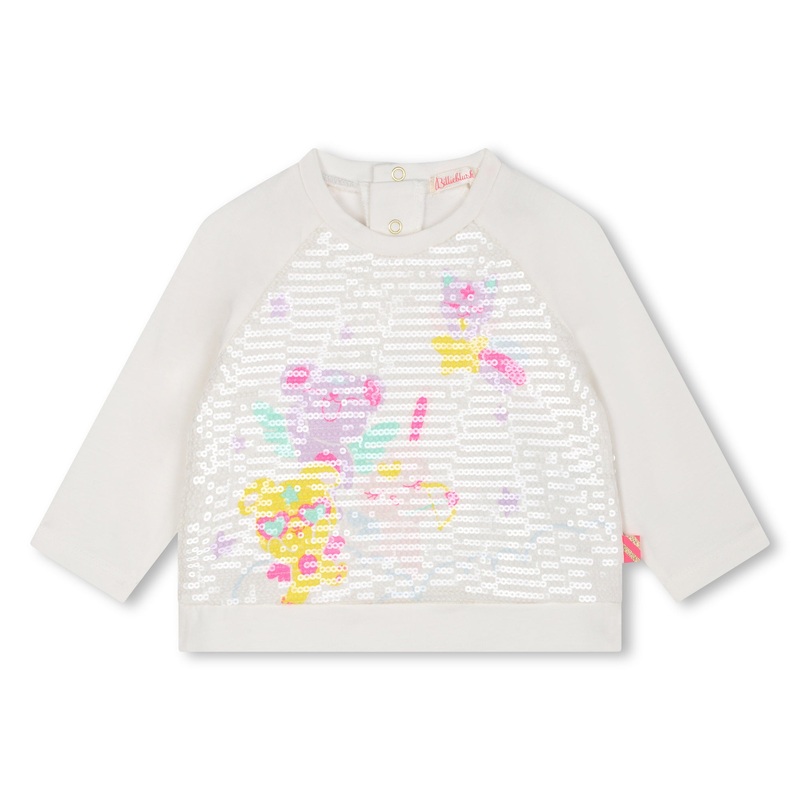 Billieblush Long Sleeve T-Shirt - Ivory
