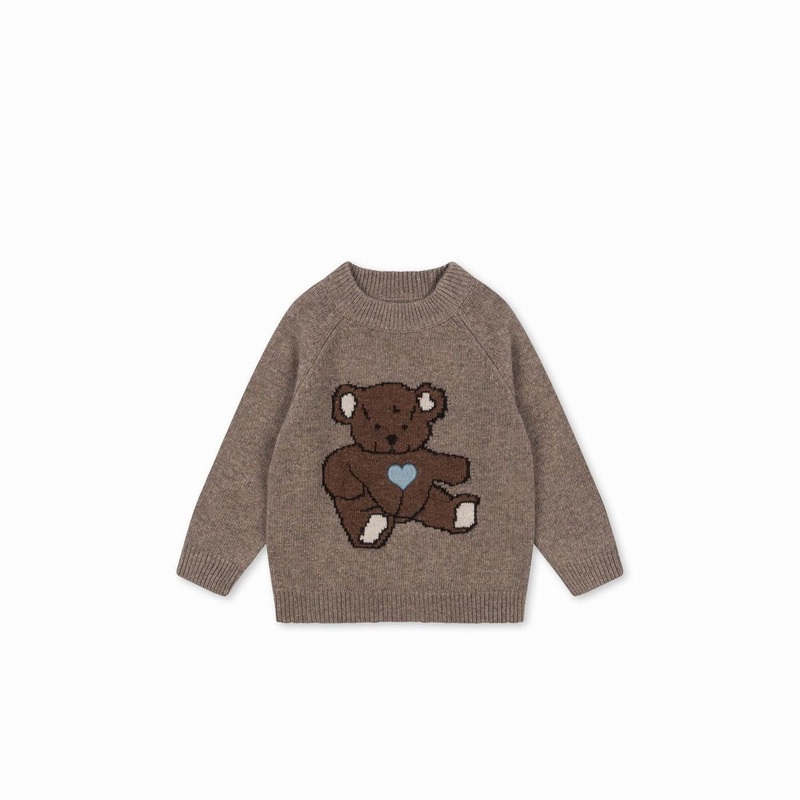 Konges Sljd Billi Knit Blouse-Teddy Bear