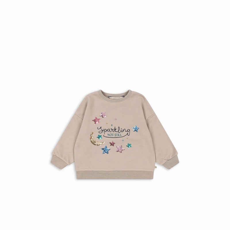 Konges Sljd Lou Sequin Sweat Shirt OCS-French Oak