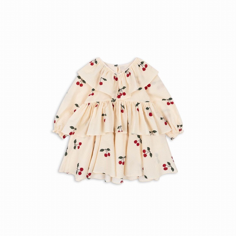 Konges Sljd Lunella Dress Gots-Ma Grande Cerise