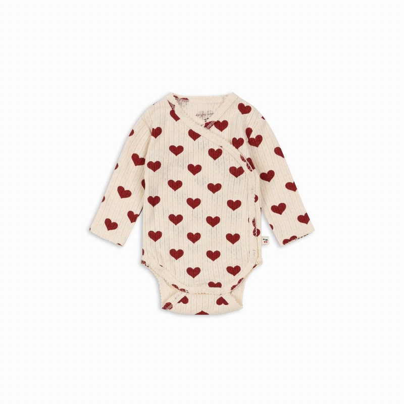 Konges Sljd Minnie Newborn Body Gots-Amour Rouge