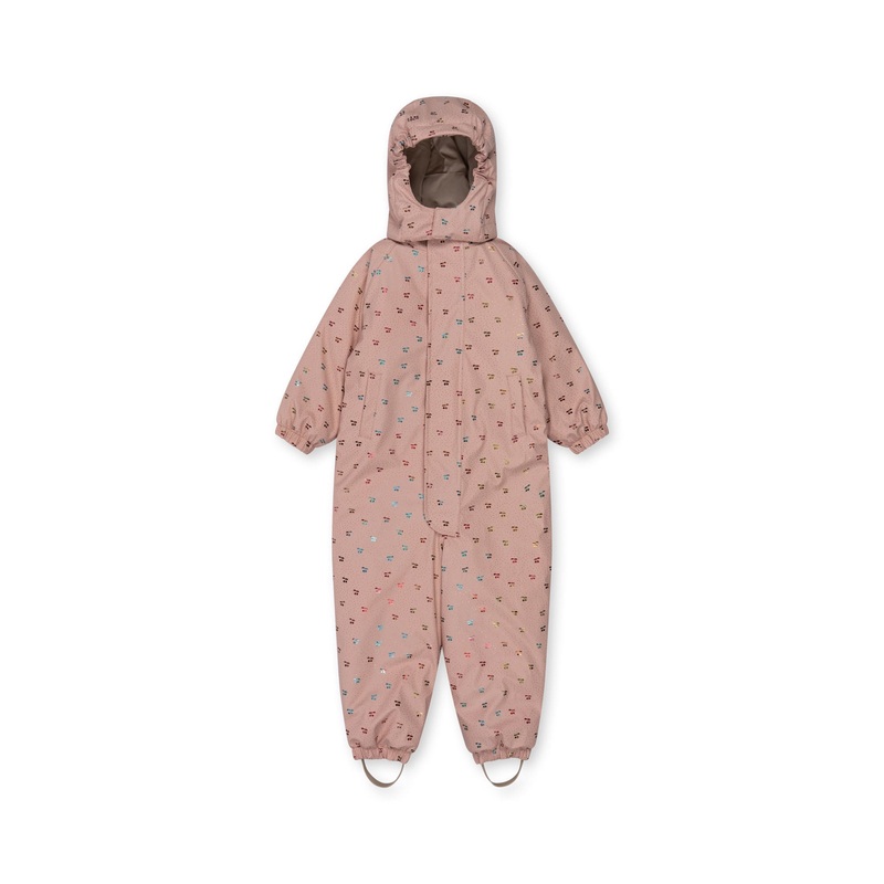 Konges Sljd Rain Snowsuit-Fairy Cherry