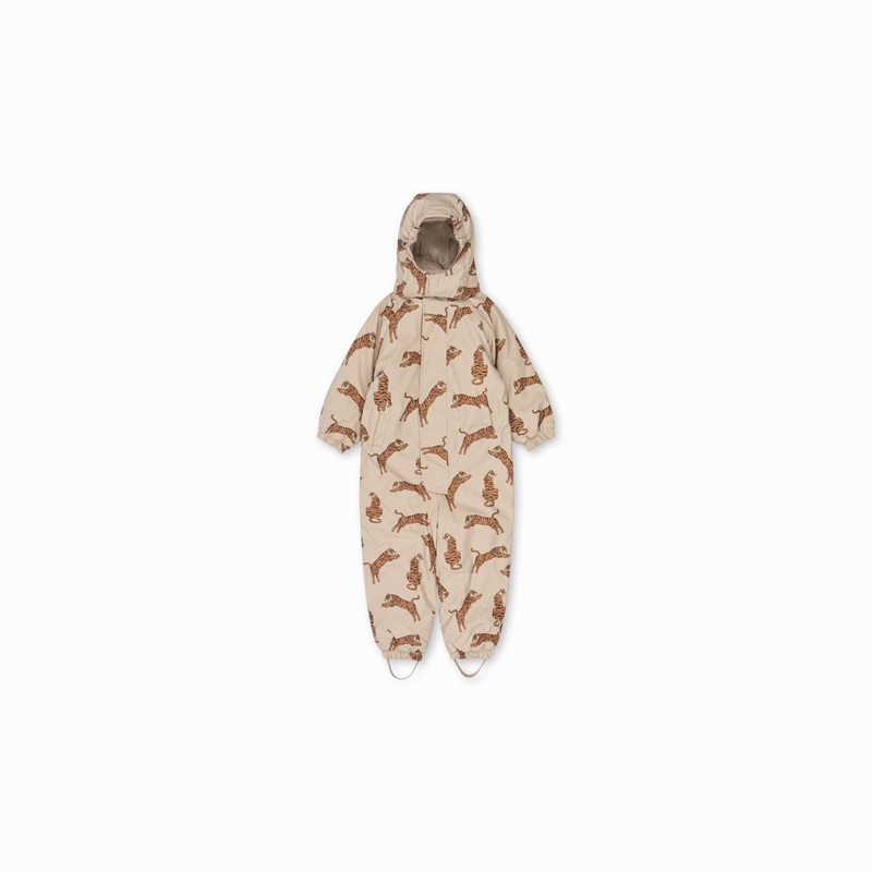 Konges Sljd Rain Snowsuit-Tiger