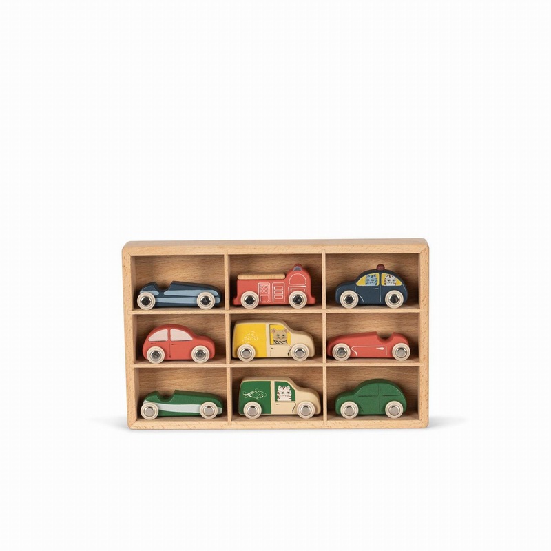 Konges Sljd Wooden Mini Cars FSC-Multi