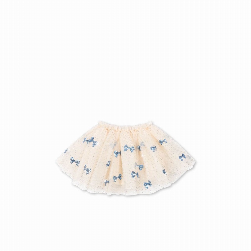 Konges Sljd Yvonne Skirt-Bowie Blue-12M