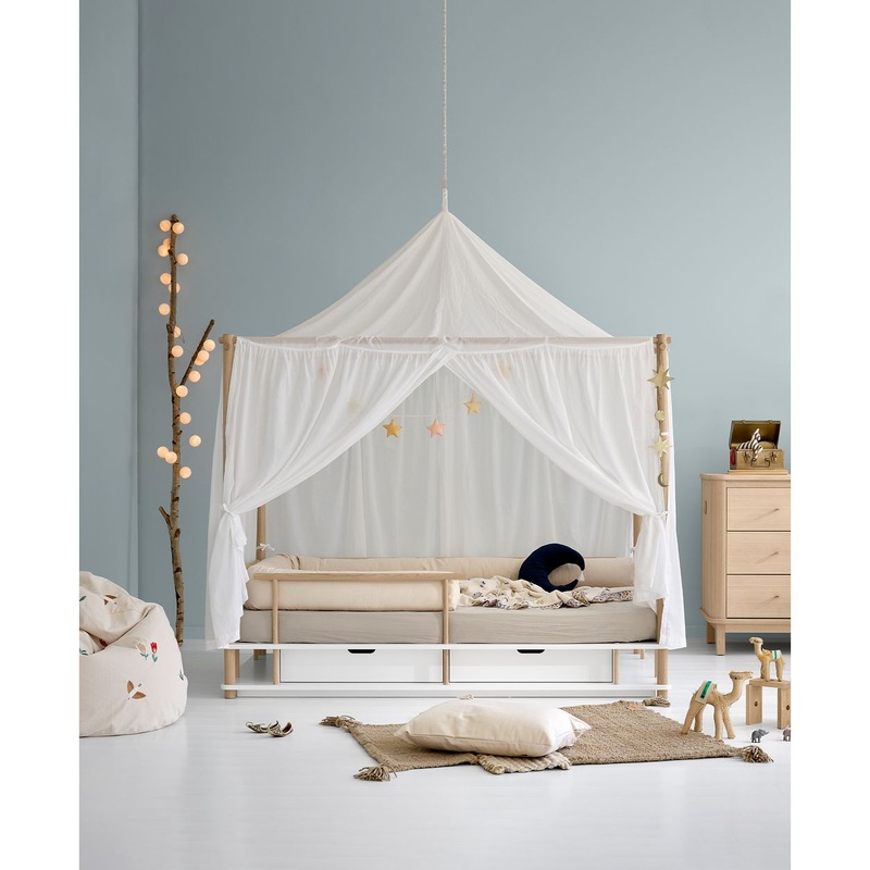 Oliver Furniture Bed Canopy Sahara For Camp Beds, White (Pre-Order; Est. Delivery in 6-10 Weeks)