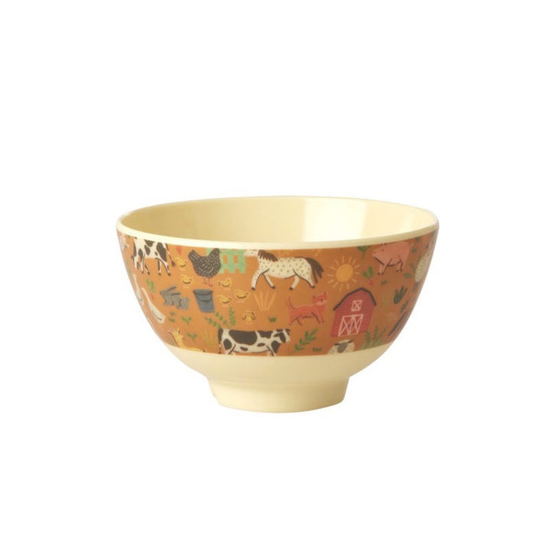 Rice DK Melamine Bowl with Farm Print - Small - 300 ml