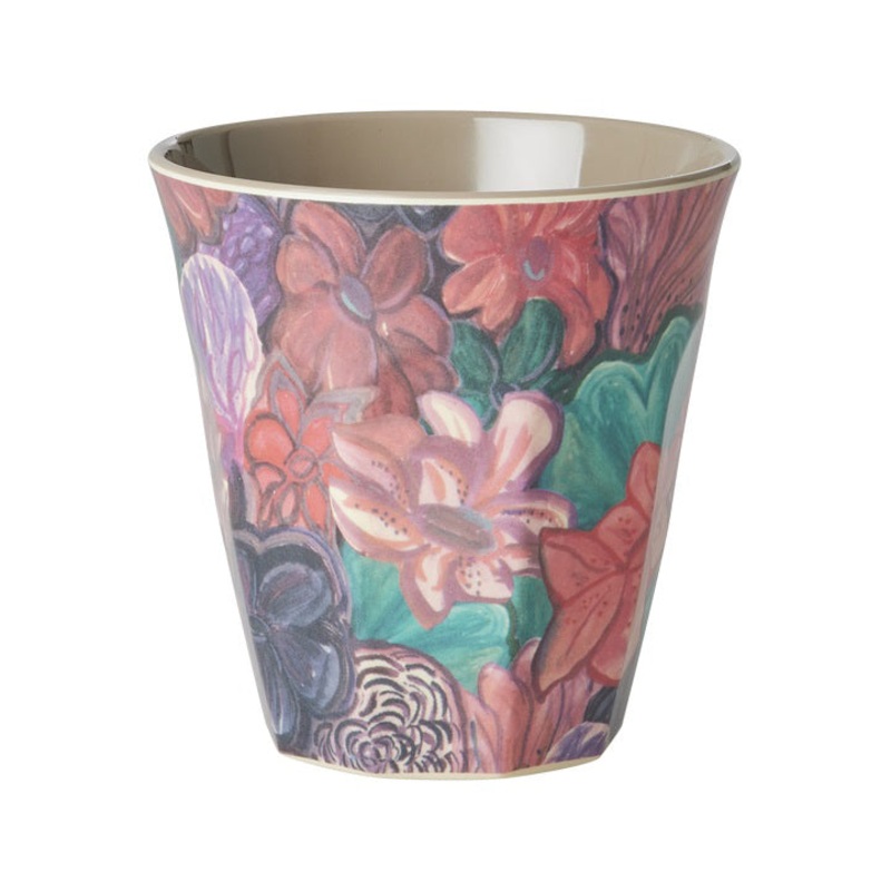 Rice DK Melamine Cup with Forest Flower Print - Medium - 250 ml