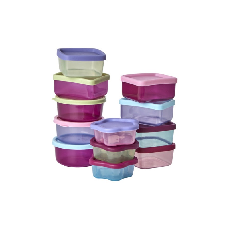 Rice DK Plastic Small Food Keepers - 12 pcs in a Net