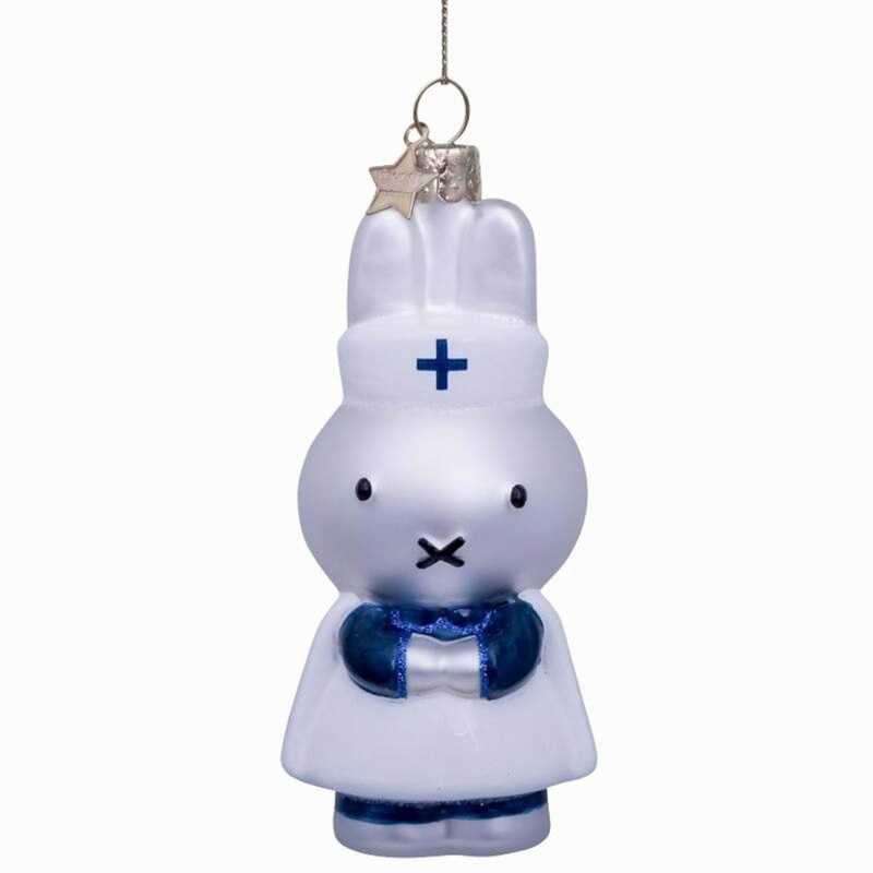 Vondels Ornament Glass Nijntje/Miffy Nurse H11CM