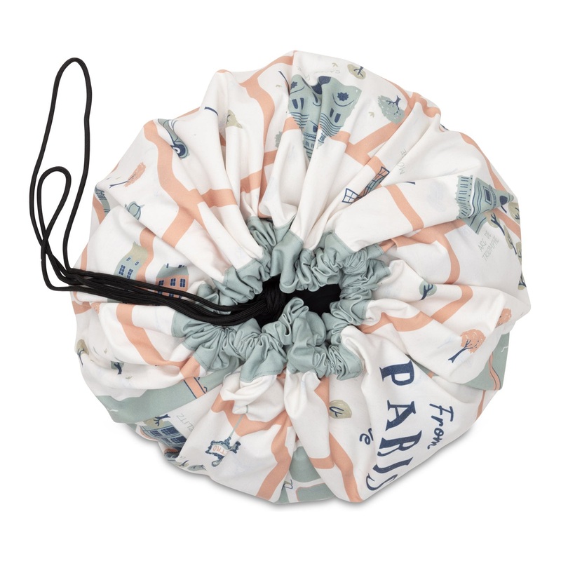 Play&Go Toy Storage Bag - Paris Map - Double Print - 140cm