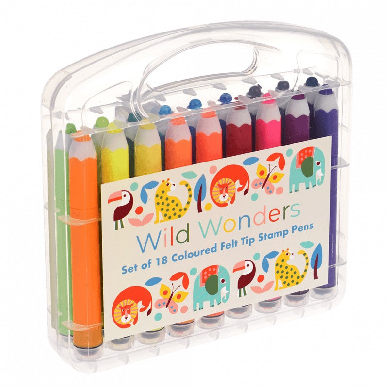 Rex Felt Tip Stamp Pens - Wild Wonders