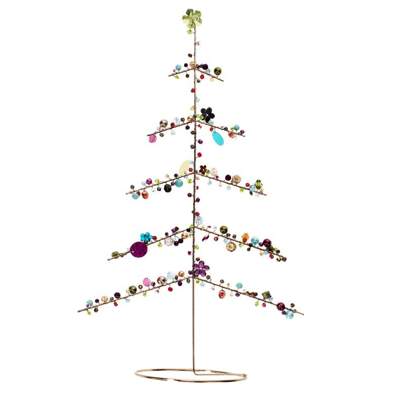Rex Handmade Beaded Christmas Tree Decoration (35cm)
