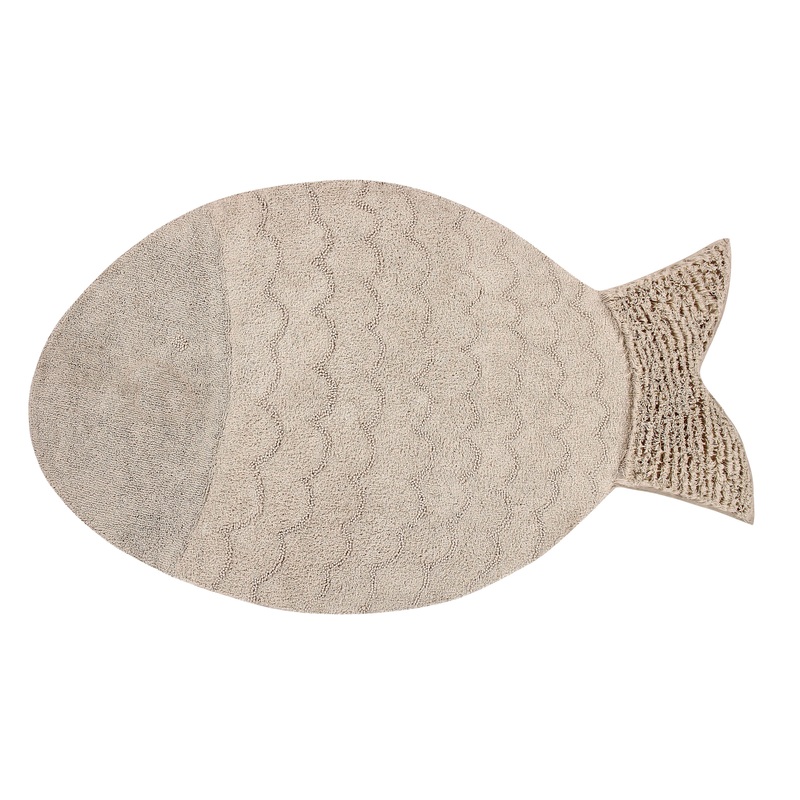 Lorena Canals Big Fish Machine Washable Cotton Rug