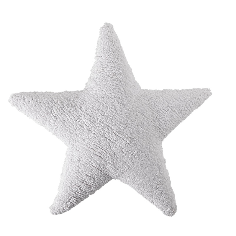 Lorena Canals Star White Machine Washable Cushion