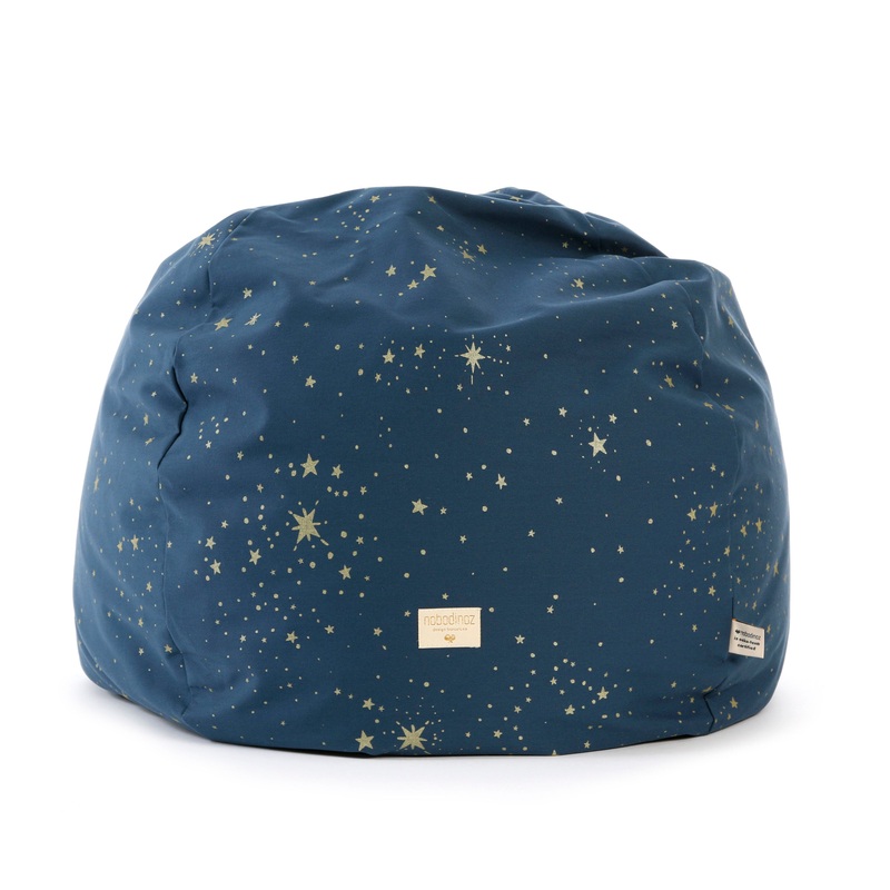 nobodinoz Beanbag Balloon Gold Stella/Night Blue