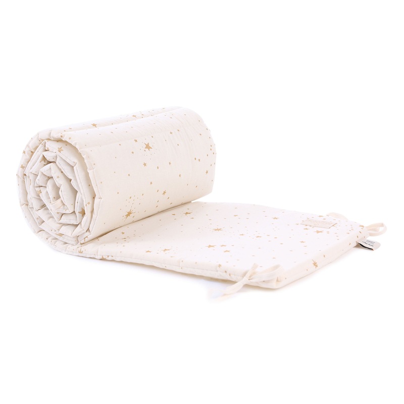 nobodinoz Cot Bumper Gold Stella/Natural