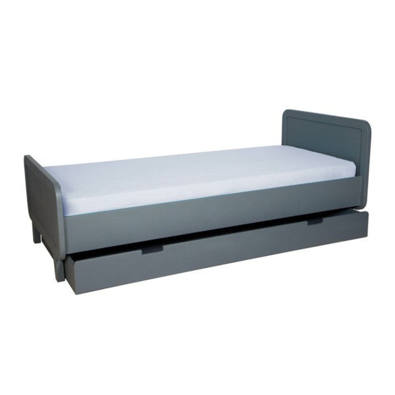 Laurette Lit rond 90 x 200cm Bed Mouse Grey (Pre-Order; Est. Delivery in 3-4 Months)