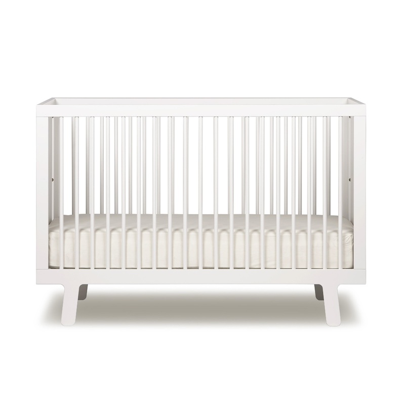 Oeuf Sparrow Crib White