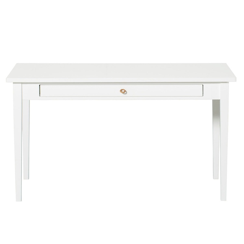 Oliver Furniture Seaside Junior Table Single Drawer with Leather Strap (Pre-Order; Est. Delivery in 6-10 Weeks)